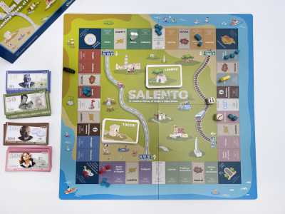 Salento - Ci camina llicca, ci resta a casa sicca � � invece del 2023 l�ideazione di questo gioco ambientato in Salento. Prende il nome da un proverbio dialettale che tradotto vuol dire �chi si muove ottiene qualcosa, chi resta a casa rinsecchisce�
